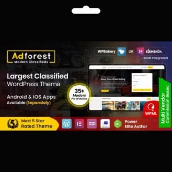 AdForest Premium WordPress İlan Teması