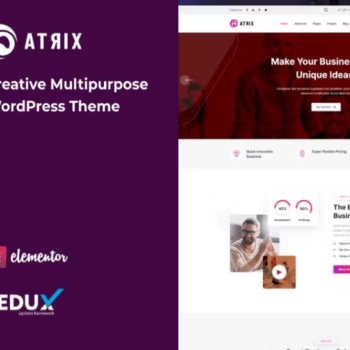 Atrix – Çok Amaçlı WordPress Teması