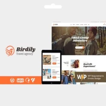 Birdily Premium WordPress Turizm Acentası Teması
