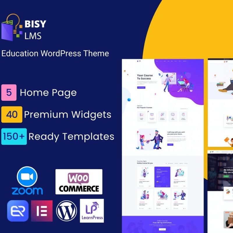 Bisy – Eğitim & Kurs WordPress Teması