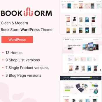 Bookworm – Kitap & Dergi WordPress WooCommerce Teması