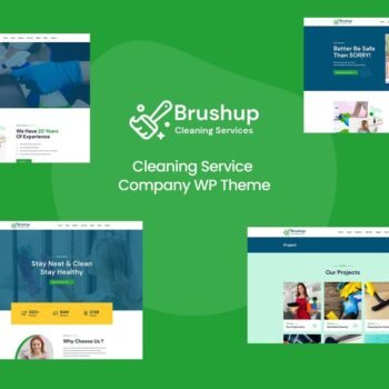 Brushup – Temizlik Hizmetleri WordPress Teması