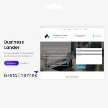 Business Lander WordPress Firma Teması
