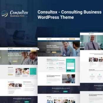 Consultox – WordPress Kurumsal & Danışmanlık Teması