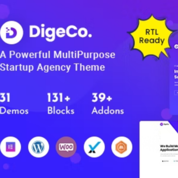 Digeco – WordPress  Dijital Ajans Teması