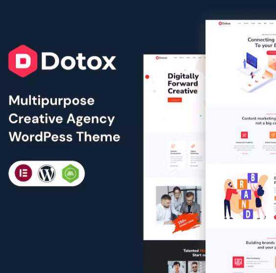 Dotox – Çok Amaçlı Dijital Ajans WordPress Teması