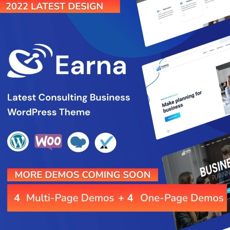 Earna – Danışmanlık WordPress Teması