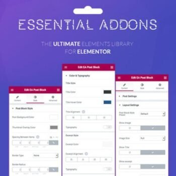 Essential Addons WordPress Elementor Pro Widget Eklentisi