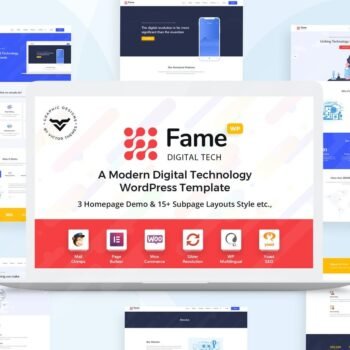 Fame – Digital Teknoloji/Servis WordPress Teması