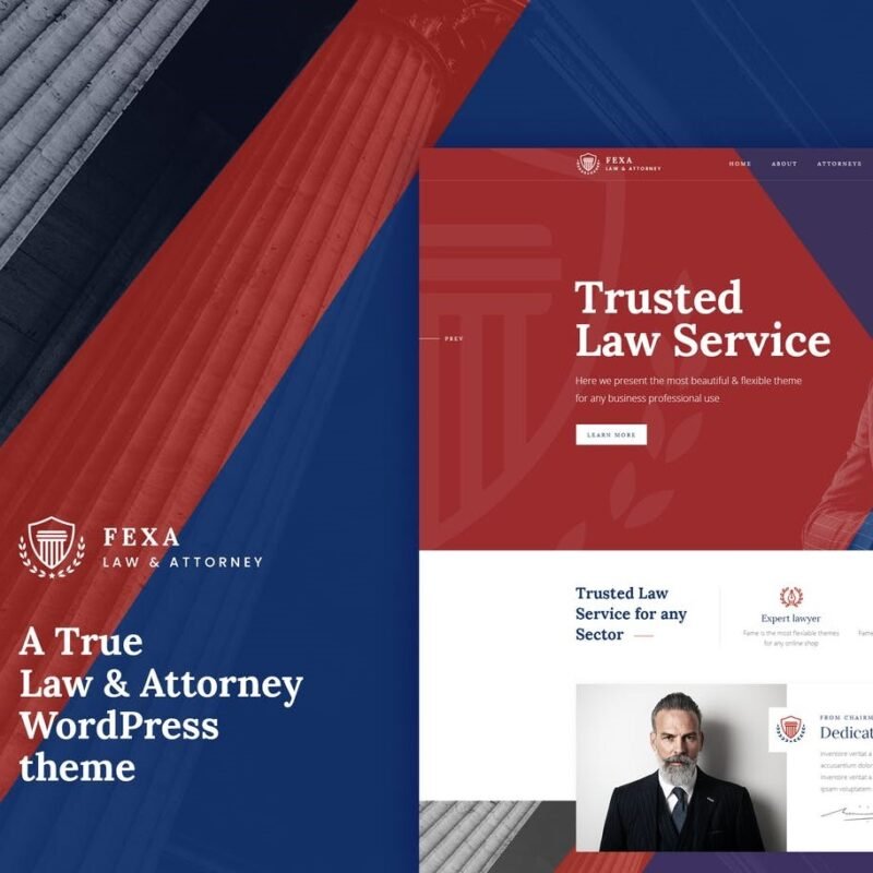 Fexa- Hukuk & Avukatlık Bürosu WordPress Teması