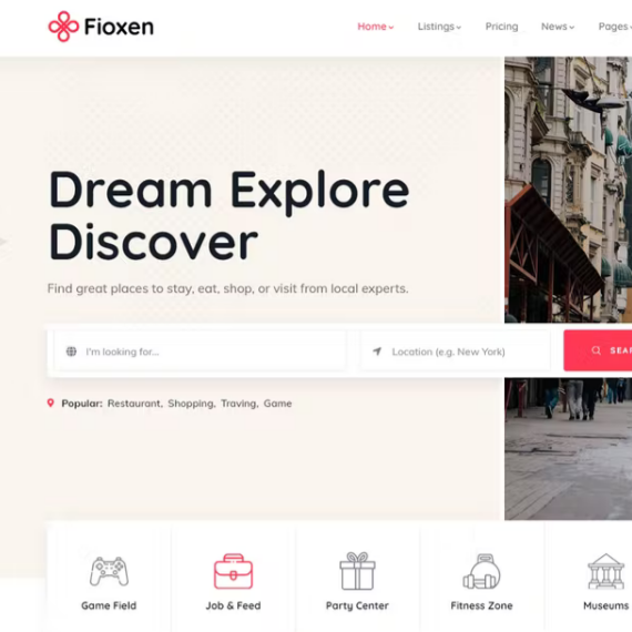 Fioxen – WordPress Dizin Listeleme Teması