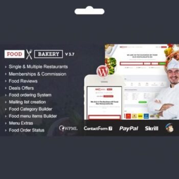 FoodBakery WordPress Restoran Teması