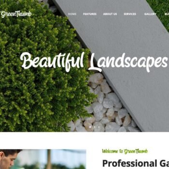Green Thumb | Bahçe & Peysaj İşleri WordPress Teması