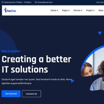 Itechie – WordPress IT Çözümleri ve Hizmetleri Teması