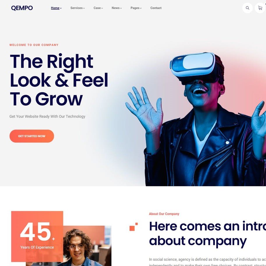 Qempo – Dijital Ajans Hizmetleri WordPress Teması