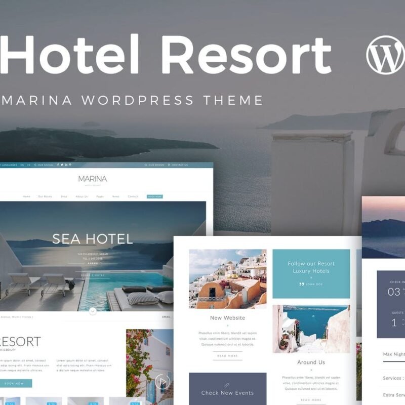 Resort – Otel & Rezervasyon WordPress Theme