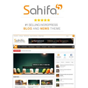 Sahifa – Duyarlı WordPress Haber / Dergi / Blog Teması