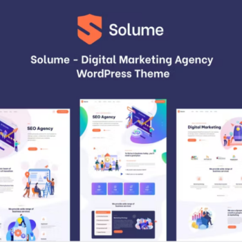 Solume – WordPress Digital Ajans & Marketing Teması