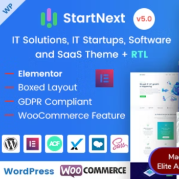 StartNext – WordPress Dijital Ajans & Startup Teması