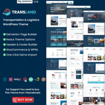Transland – WordPress Nakliyat & Lojistik Teması