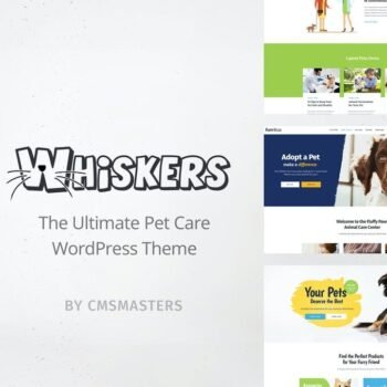 Whiskers – PetShop & Veteriner Kliniği WordPress Teması