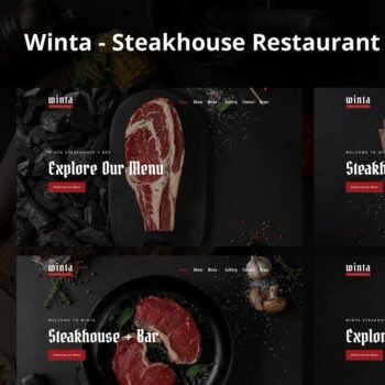 Winta – Steakhouse Restoran WordPress Teması