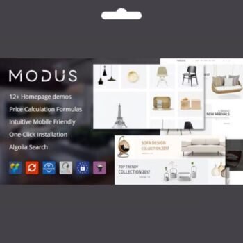 WooCommerce Modus Premium WordPress Mobilya Teması