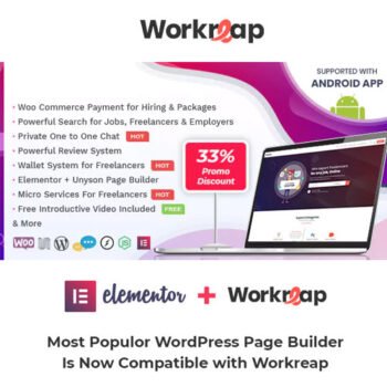 Workreap – Online Freelancer Teması WordPress Teması